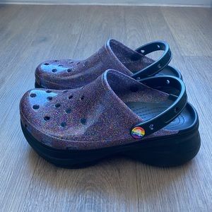 Crocs Classic Translucent Glitter Bae Clog